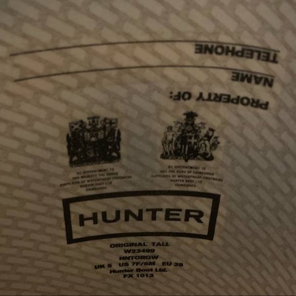 Hunter Original Tall Rain Boots - Picture 4 of 4